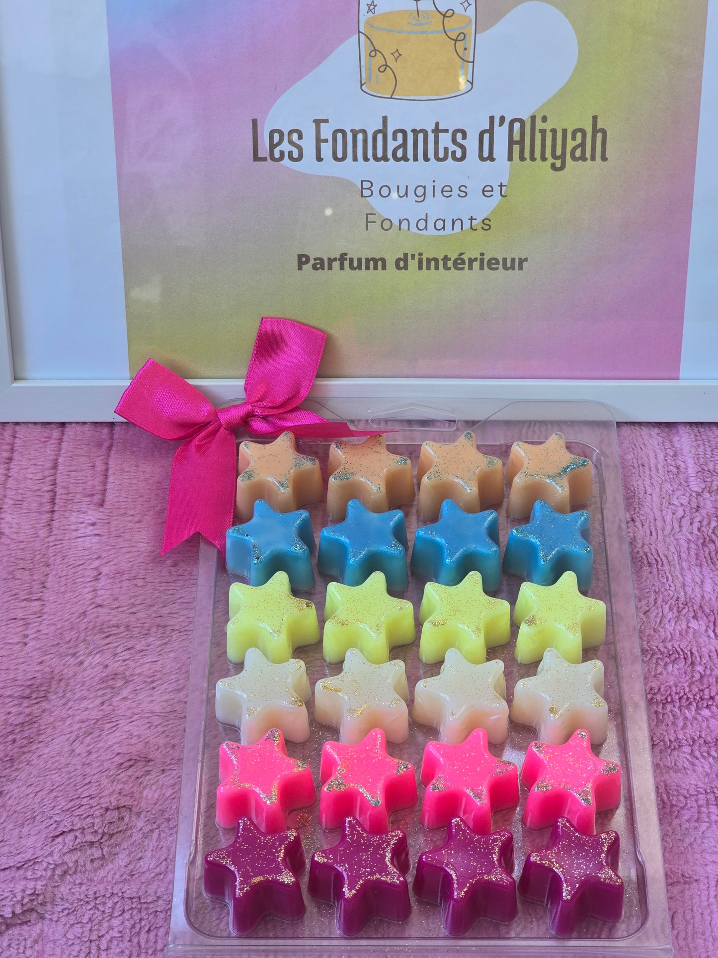 Fondant parfumé coffret étoiles