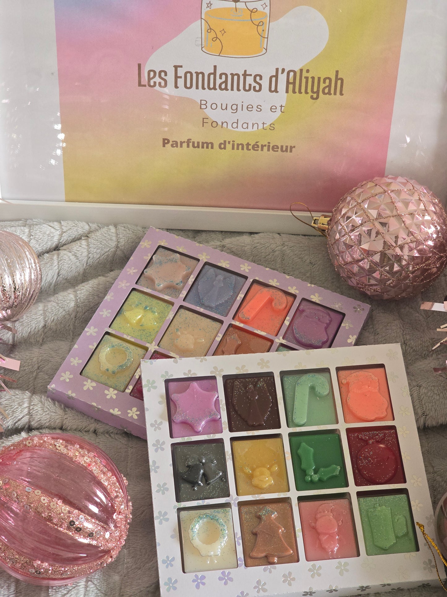 Fondant parfumé Noël 12 cases